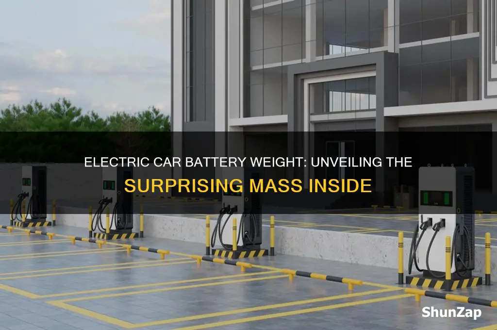what does an electric car battery weigh