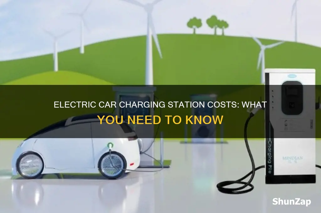 what does an electric car charging station cost