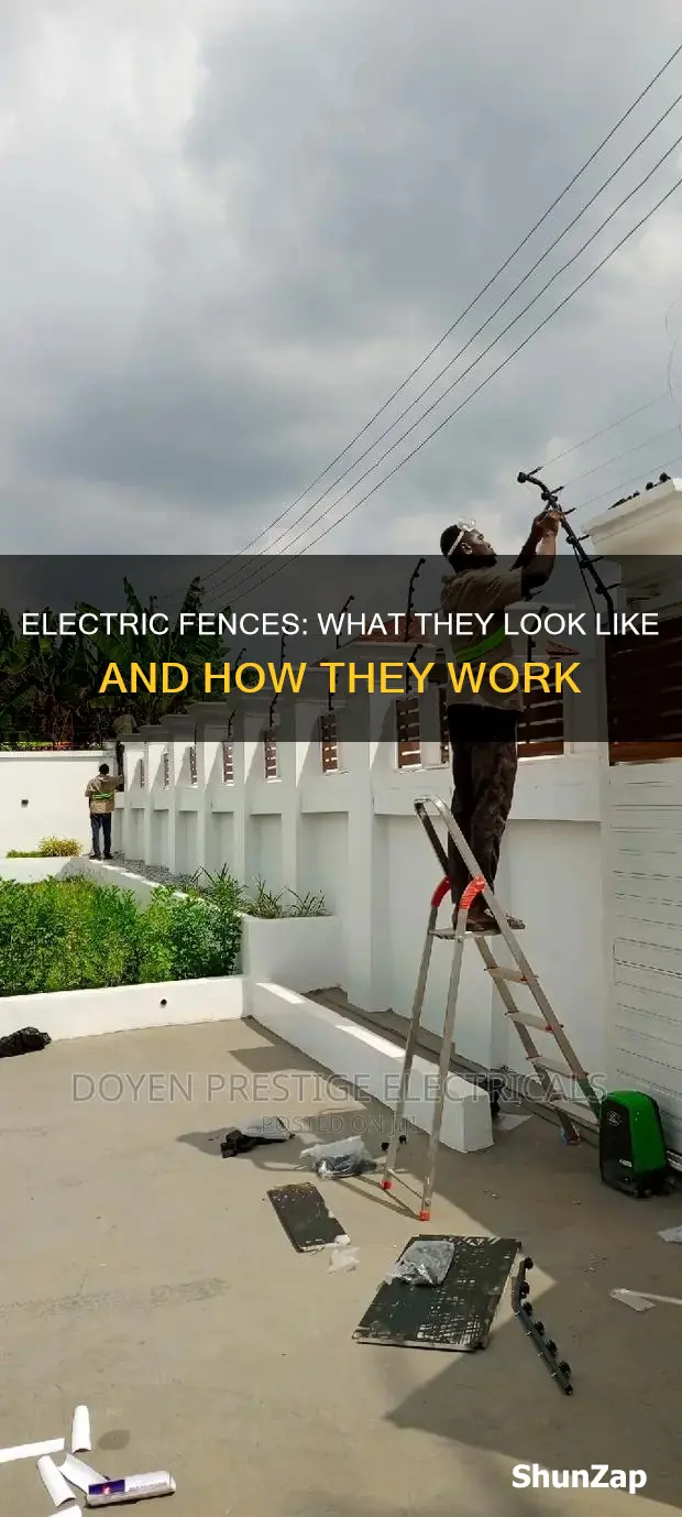 what does an electric fence look like
