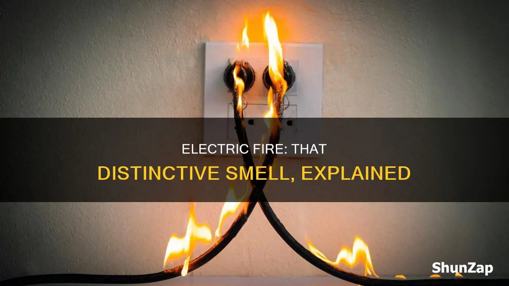 what does an electric fire smell like