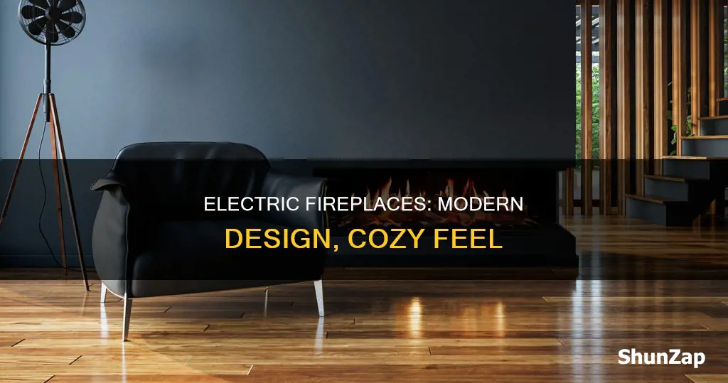 what does an electric fireplace look like