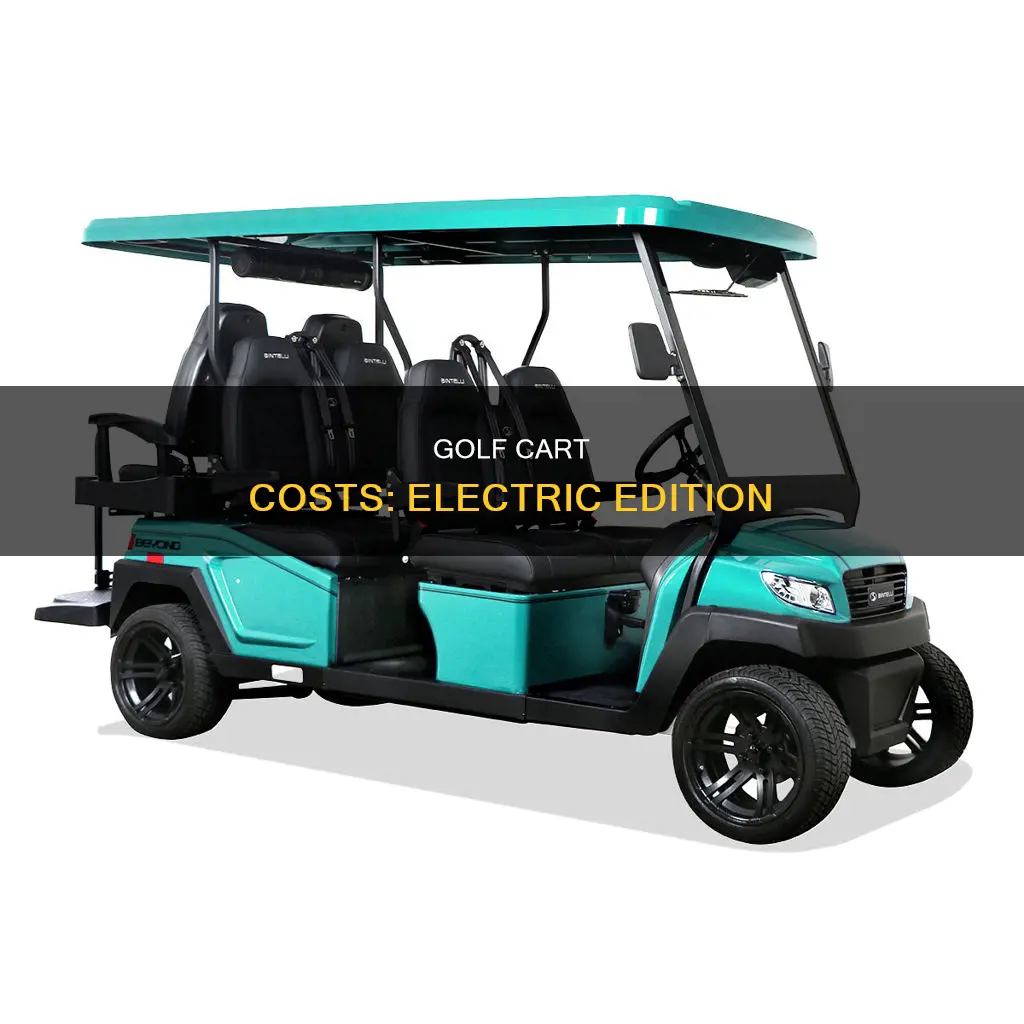 what does an electric golf cart cost
