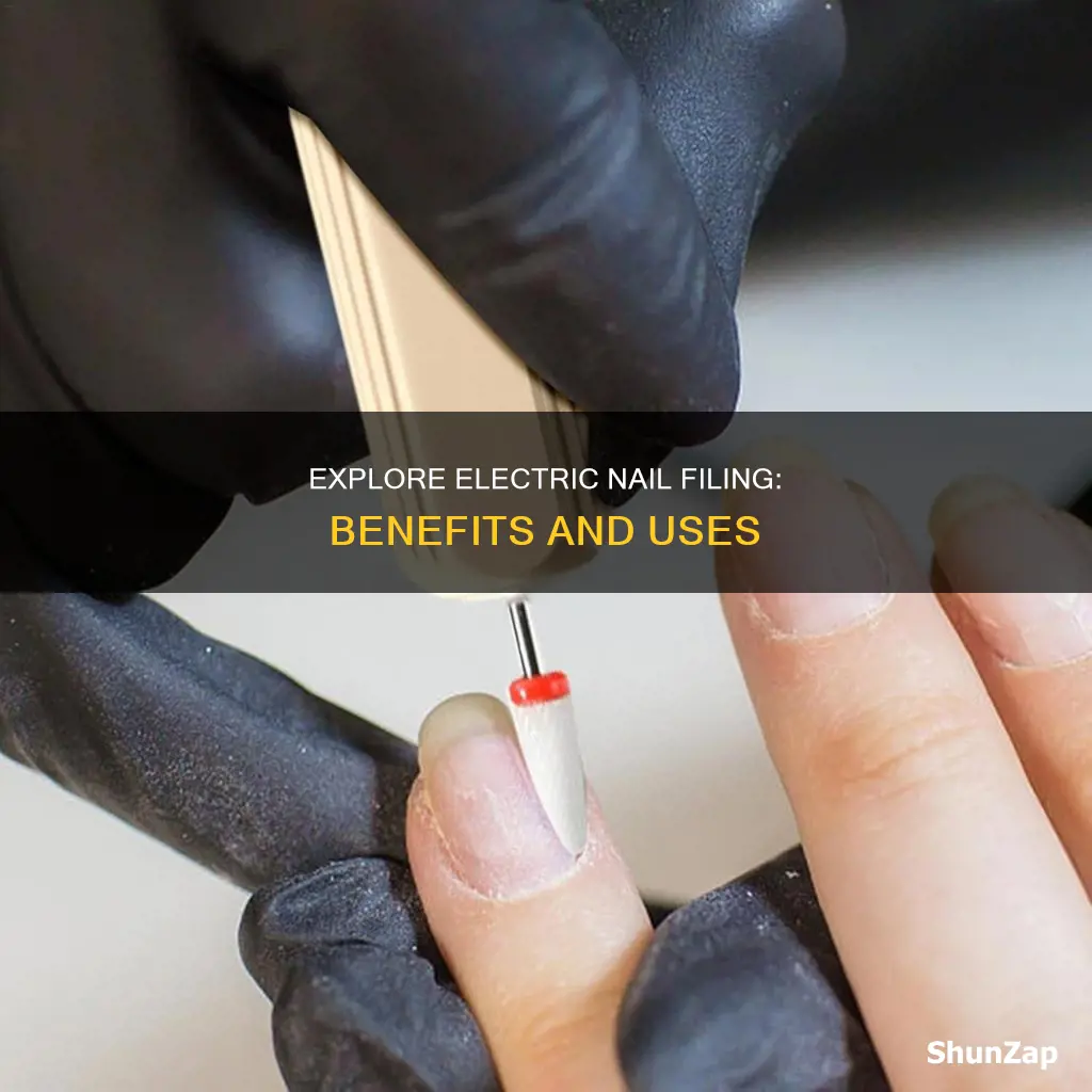 what does an electric nail file do