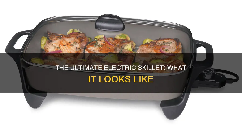 what does an electric skillet look like
