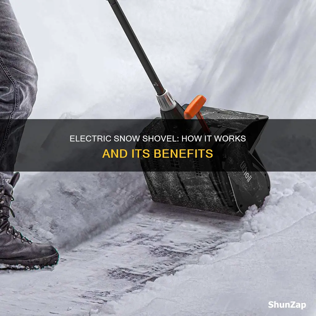 what does an electric snow shovel do