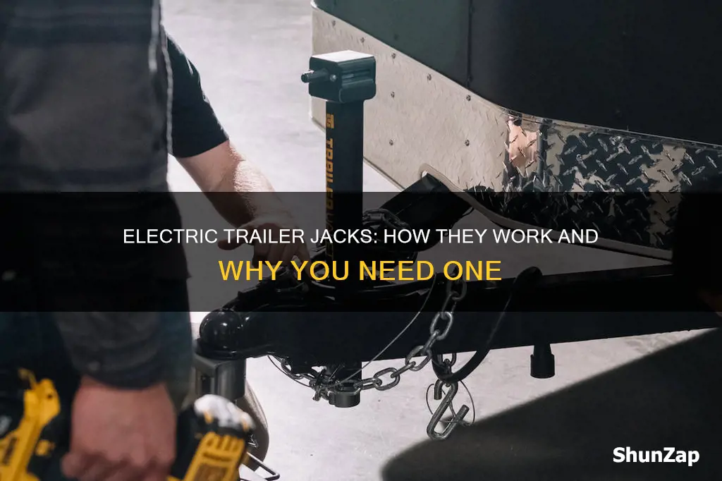 what does an electric trailer jack do