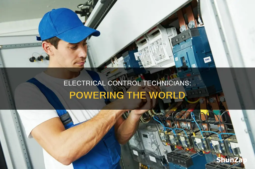 what does an electrical control technician do