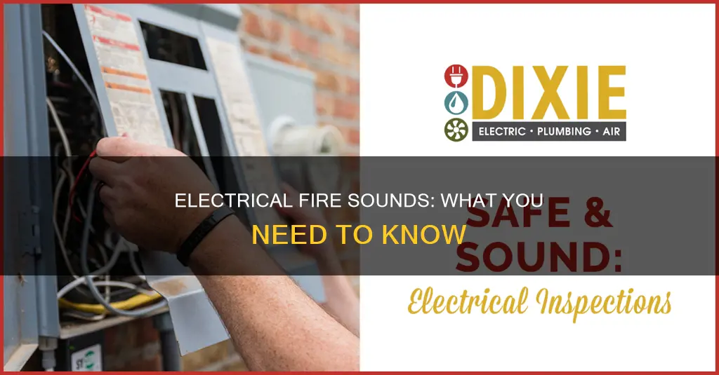 what does an electrical fire sound like