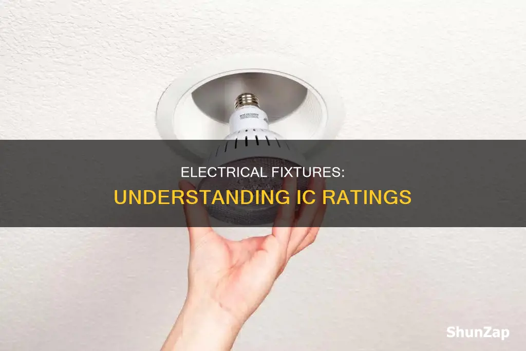 what does an electrical fixture ic rating