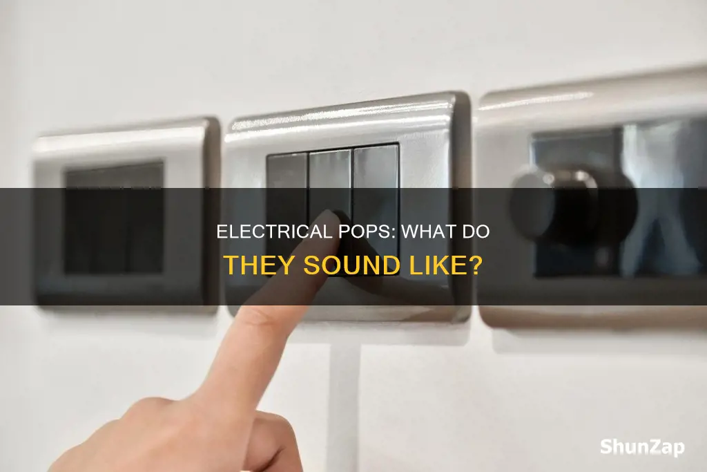 what does an electrical pop sound like