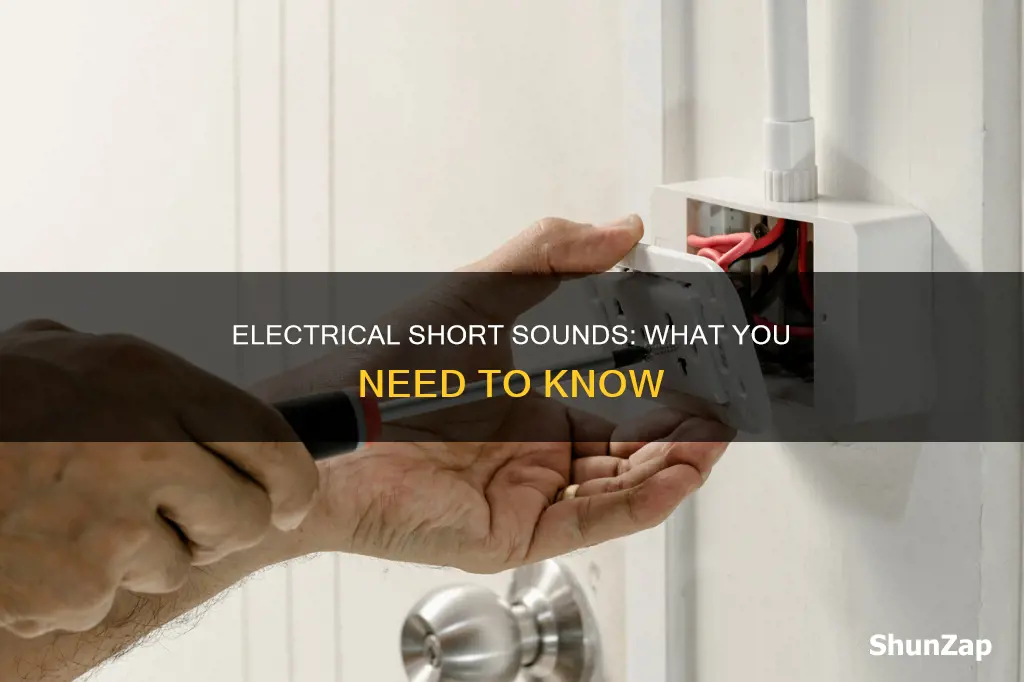 what does an electrical short sound like
