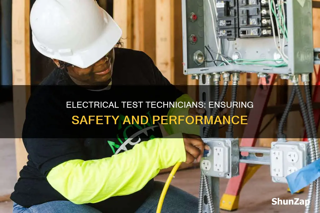 what does an electrical test technician do
