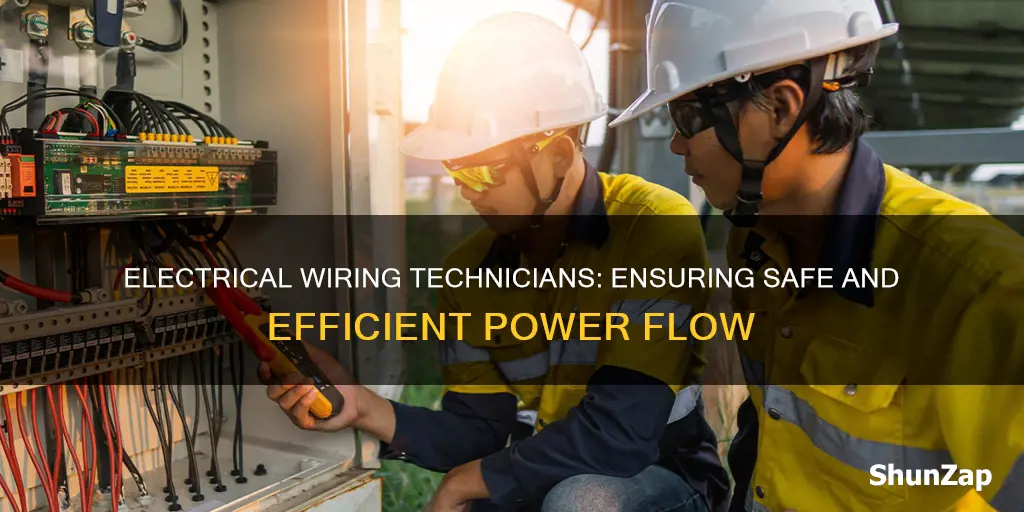what does an electrical wiring technician do