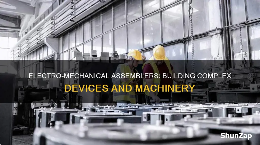 what does an electro mechanical assembler do