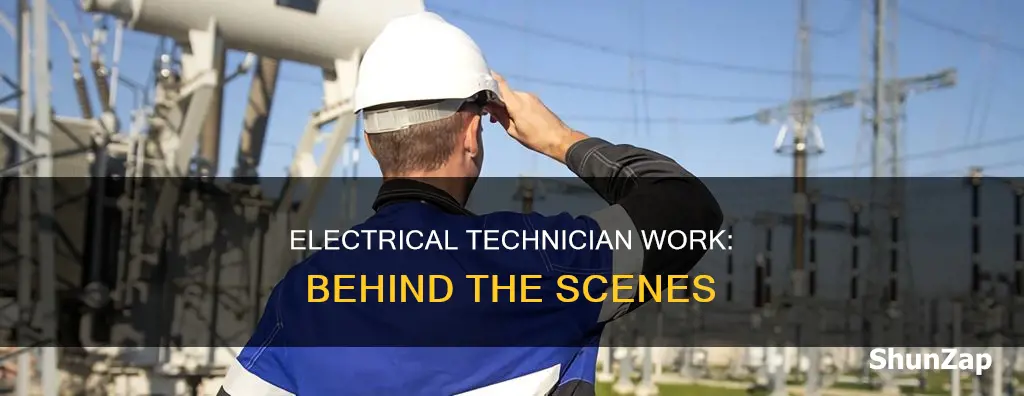 what does an industrial electrical technician do