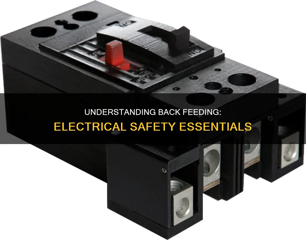 what does back feeding mean in electrical