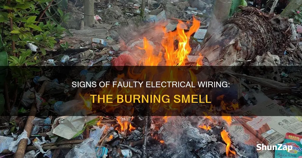 what does bad electrical wiring smell like