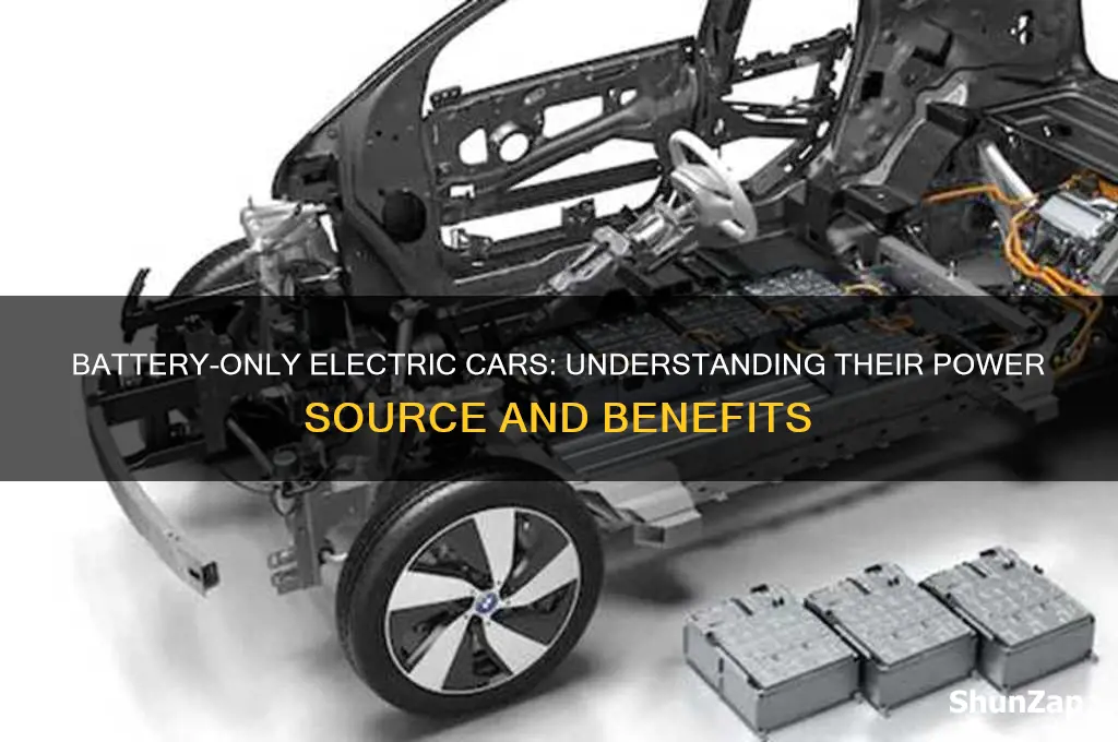 what does battery only mean electric car