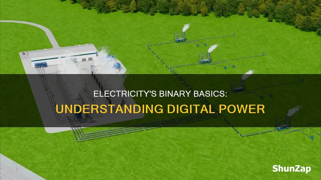 what does binary correspond to in electricity