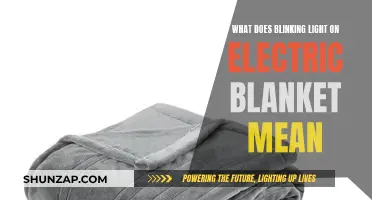 Understanding Electric Blanket's Blinking Lights and Their Meanings