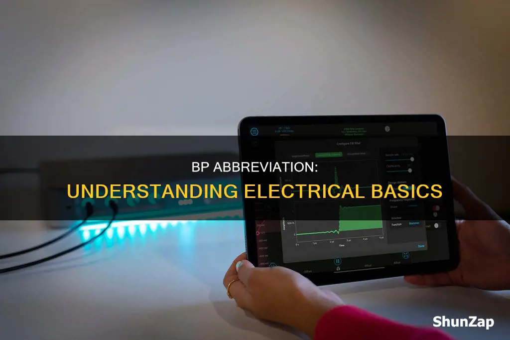 what does bp stand for in electrical