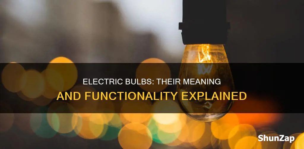 what does bulb mean in electricity