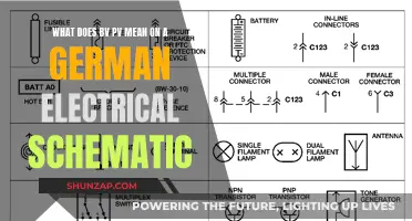 Understanding BV and PV in German Electrical Schematics