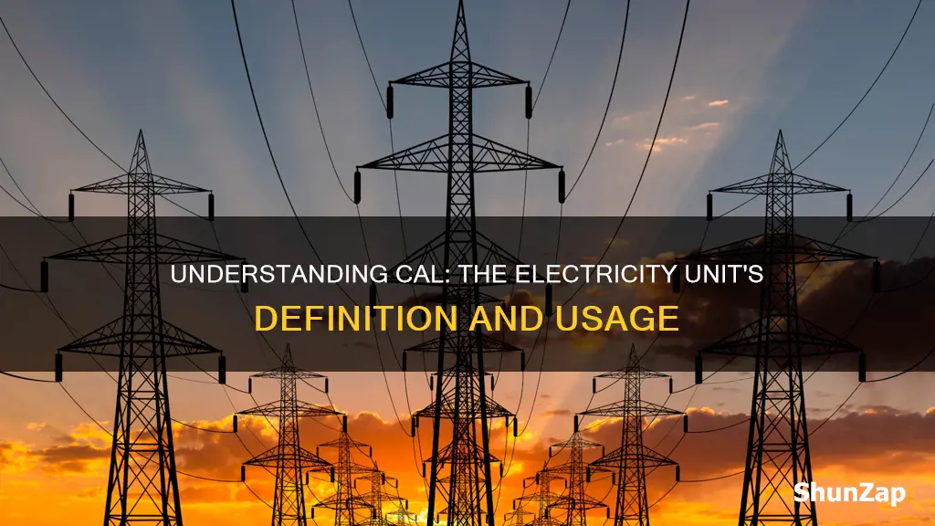 what does cal mean in electricity