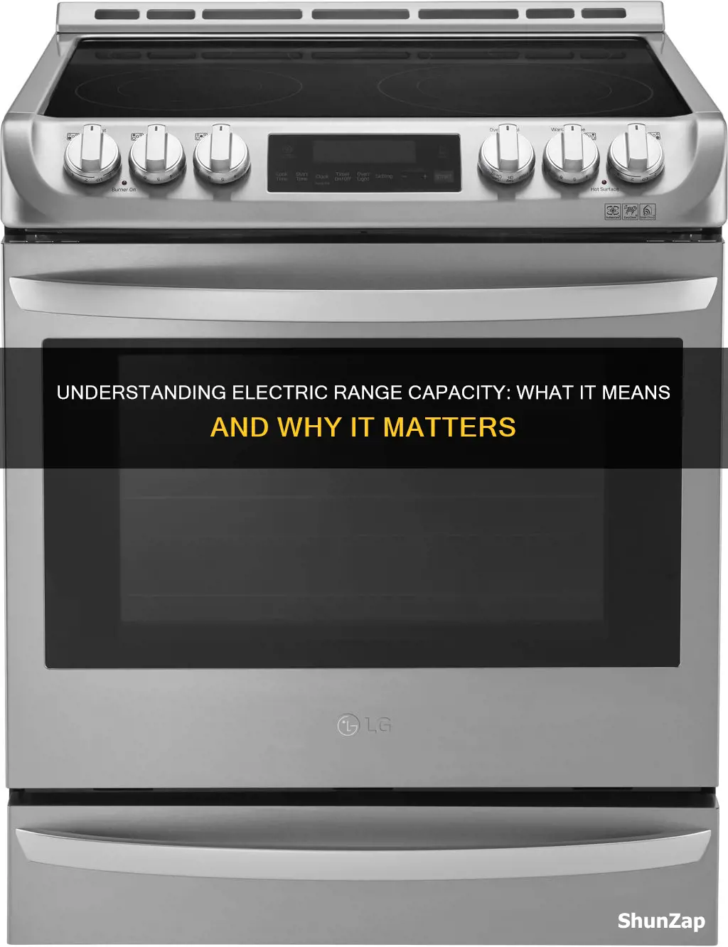 what does capacity in a electric range means