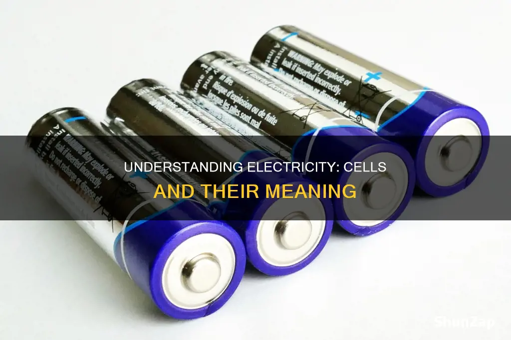 what does cell mean in electricity