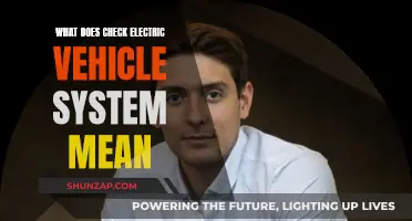 Understanding Electric Vehicle System Error Messages