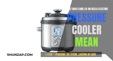 Understanding the Bella Electric Pressure Cooker's 'Code EO