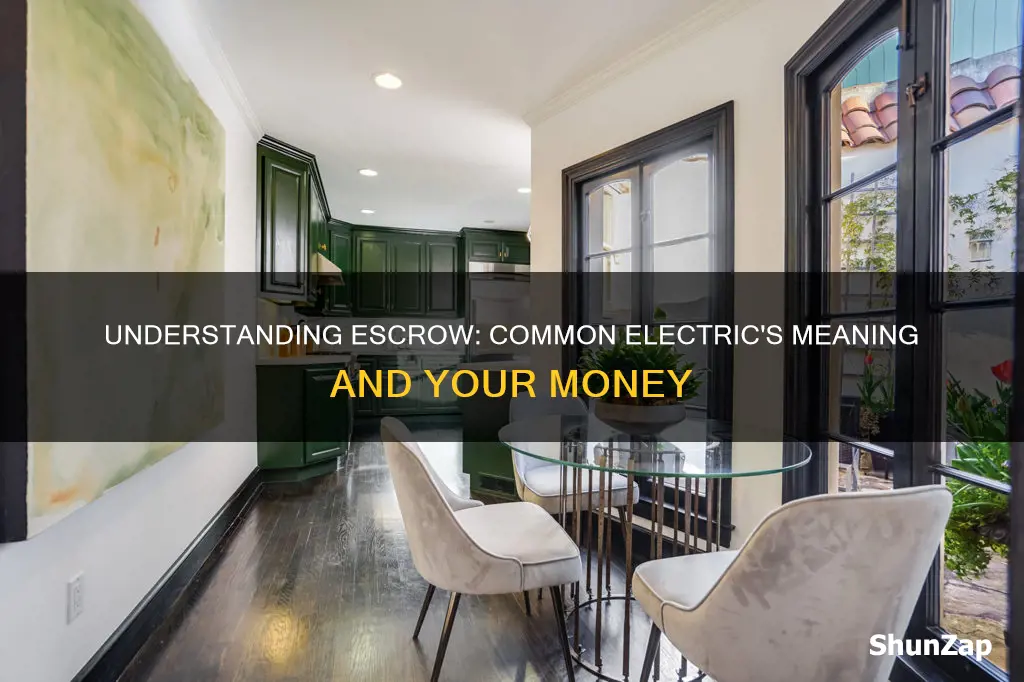 what does common electric mean escrow
