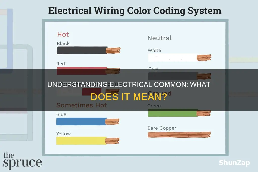 what does common mean in electrical