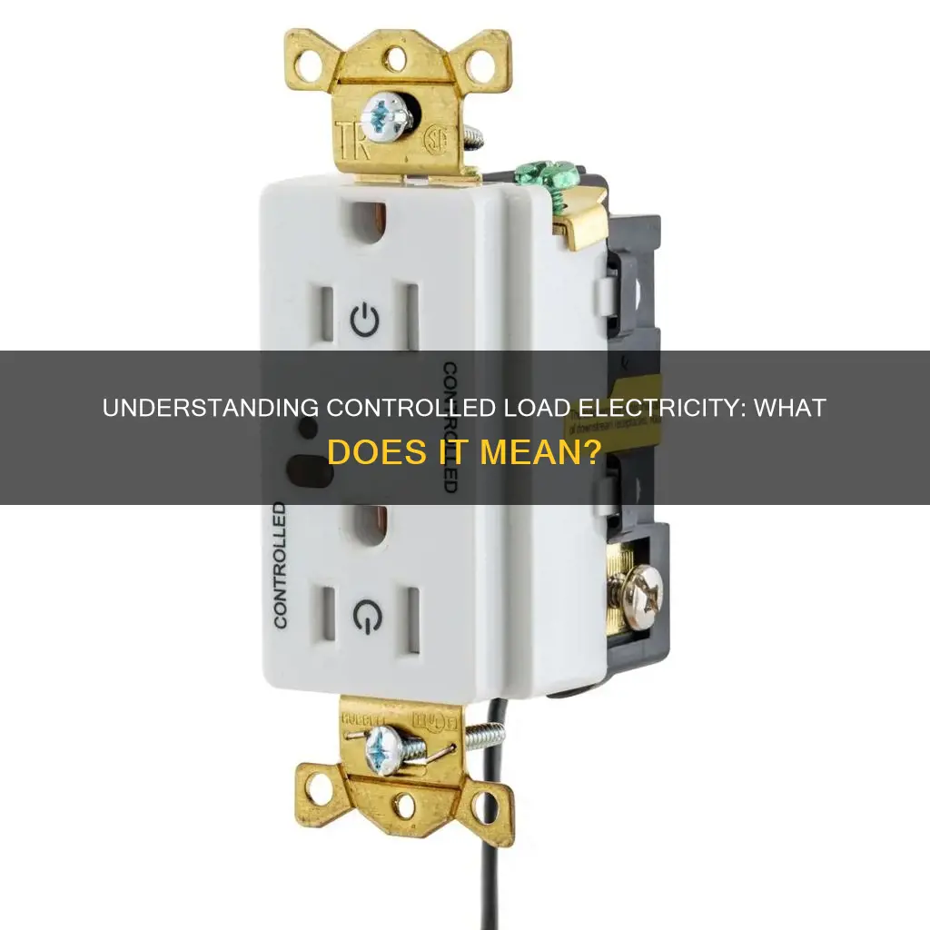 what does controlled load mean in electricity