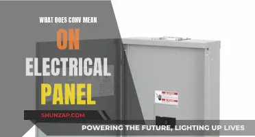 Understanding the 'Conv' Label on Your Electrical Panel