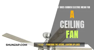 Understanding Corded Electric Ceiling Fans: Power and Performance