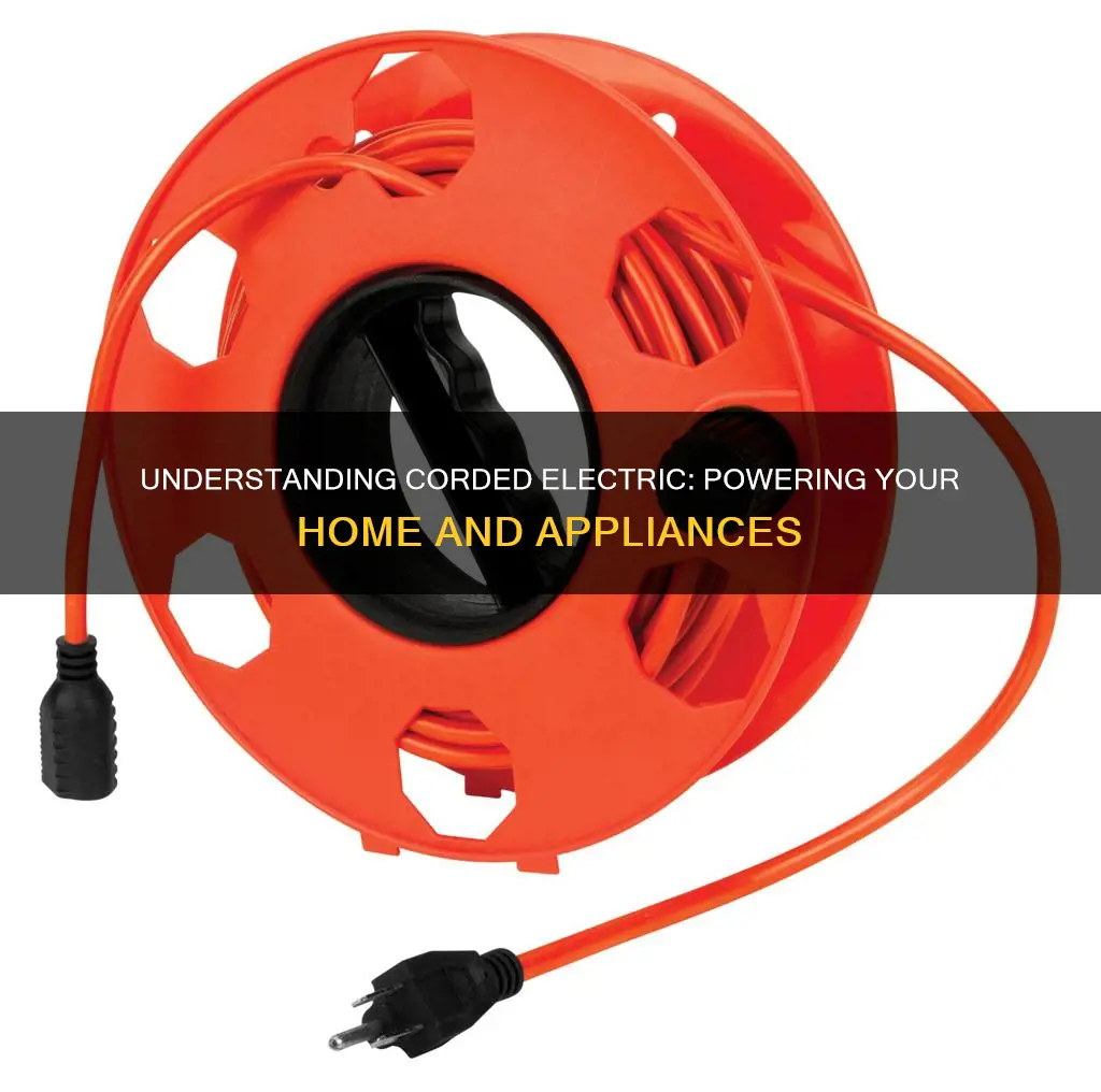 what does corded electric mean