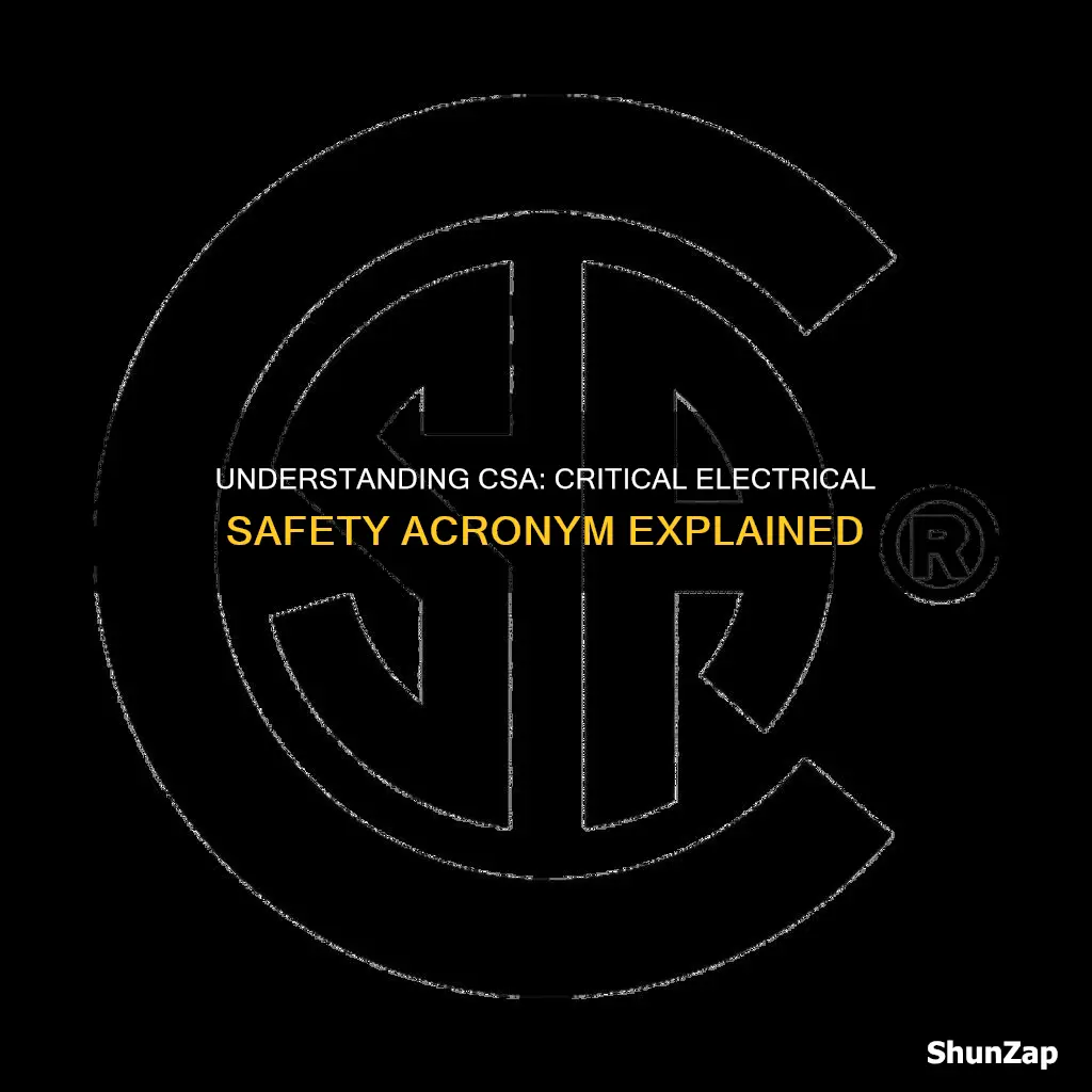 what does csa mean in electrical terms