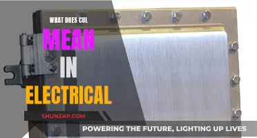 Understanding the Electrical Term 'Cul': Its Meaning and Applications