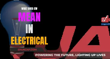 Understanding 'CW': Electrical Lingo Explained