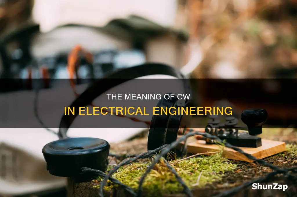 what does cw stand for in electrical