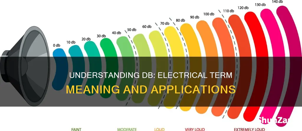 what does db mean in electrical terms