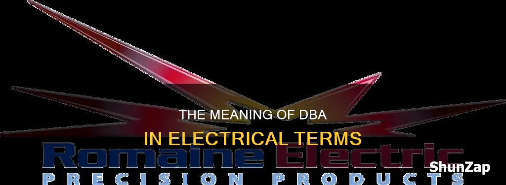 what does dba stand for in electric