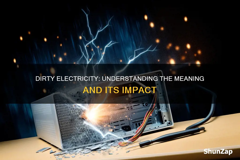 what does dirty electricity mean
