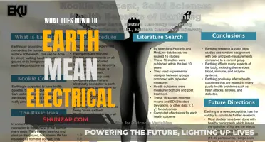Electrical Down-to-Earth: What Does It Mean?