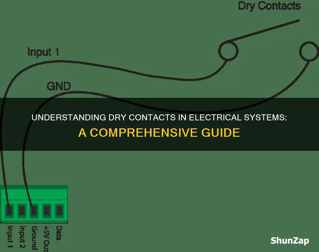 what does dry contact mean in electrical