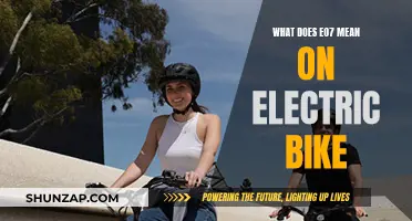 Understanding the E07 Error Code on Your Electric Bike