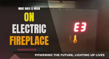 Understanding the E3 Code on Your Electric Fireplace