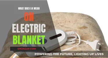 Understanding the E4 Error Code on Your Electric Blanket